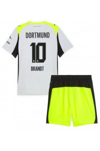 Fotbalové Dres Borussia Dortmund Julian Brandt #10 Dětské Venkovní Oblečení 2025-26 Krátký Rukáv (+ trenýrky)
